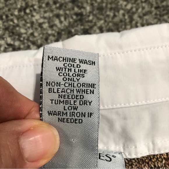 Catherines women’s multi color crew neck sweater with shirt cotton blend. - Picture 3 of 5